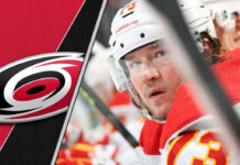 Picture of Tyler Toffoli. Will the Flames trade him to Carolina?