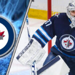 Picture of Connor Hellebuyck. The latest NHL trade rumors have him staying in Winnipeg.