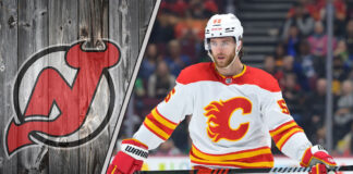 Picture of Noah Hanifin. Will the New Jersey Devils make a trade for Hanifin?