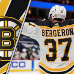 Picture of Patrice Bergeron. He has announced his retirement from the NHL.
