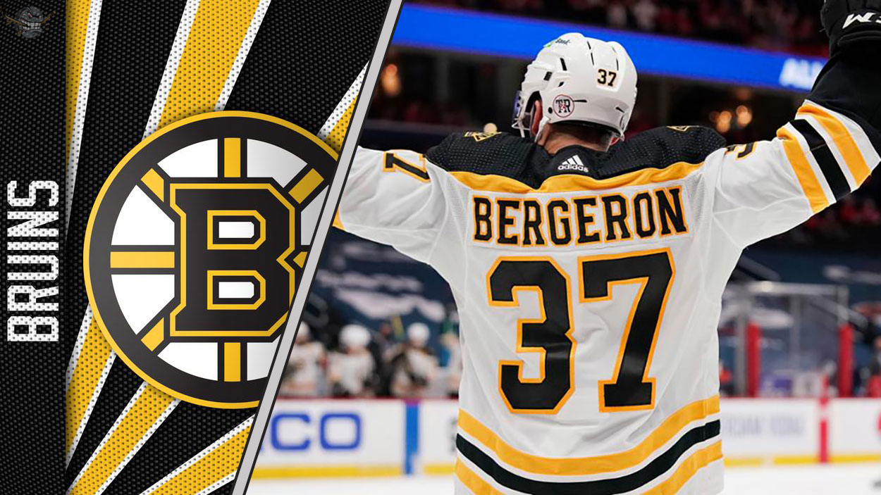 Picture of Patrice Bergeron. He has announced his retirement from the NHL.