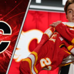 Picture of Sam Honzek. He has signed a 3-year entry-level contract with the Calgary Flames.