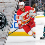 San Jose Sharks discussing trade with the Calgary Flames Picture of Elias Lindholm and Logan Couture. Will the Sharks and Flames complete a blockbuster trade?