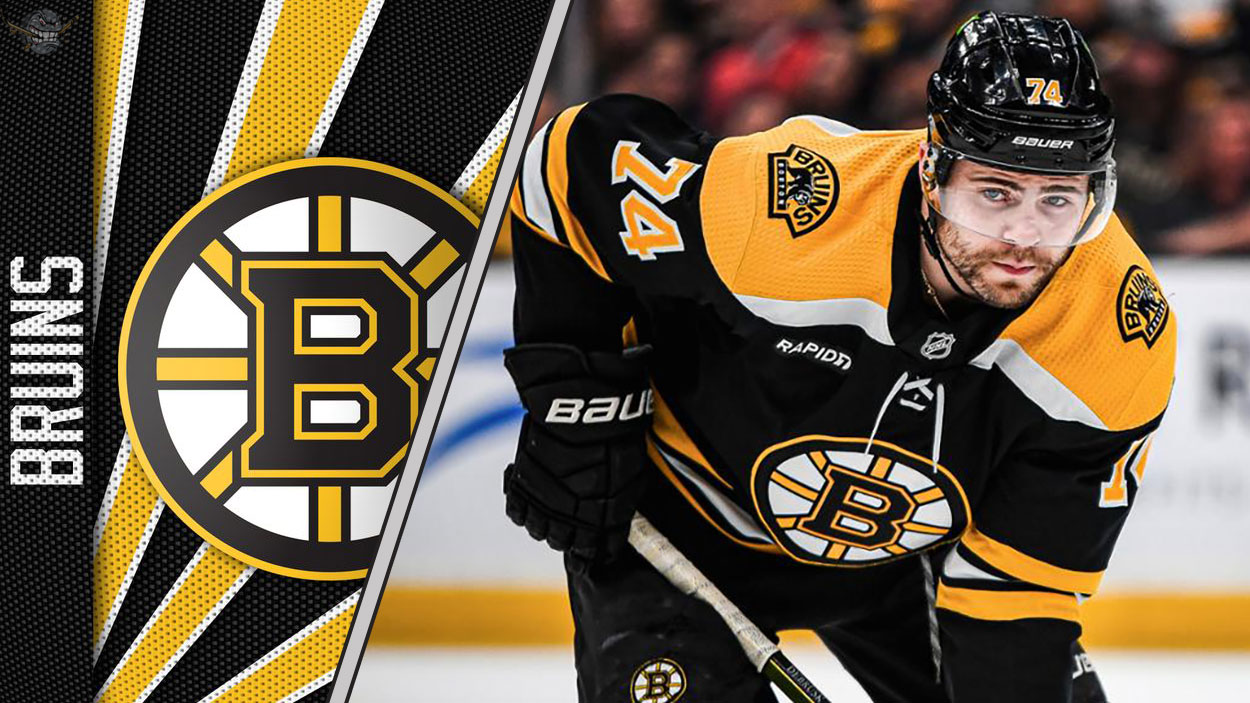 Picture of Jake DeBrusk. Will he re-sign with Boston or be traded?