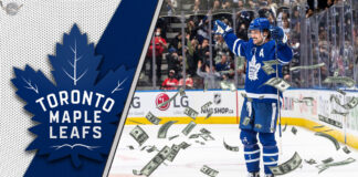 Picture of Auston Matthews. He has signed a 4-year contract extension with the Leafs.