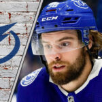 Picture of Brandon Hagel. He has signed an 8-year contract extension with the Lightning.