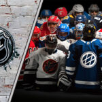 Picture of hockey players. Teams to watch out for in the 2023-24 NHL season.