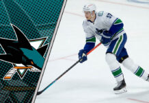 Picture of Tyler Myers. Will the Canucks trade him to the San Jose Sharks?