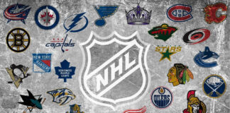 Picture of NHL team logos.