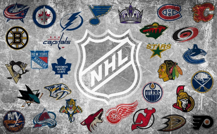 Picture of NHL team logos.