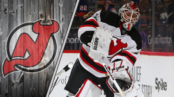 Picture of Keith Kinkaid. He has signed a one-year deal with the Devils.