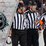 Picture of NHL referees. How much do the refs make?