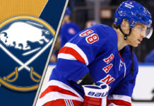 Picture of Patrick Kane in a New York Rangers jersey. Will he sign with the Buffalo Sabres?
