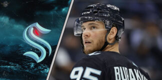 Picture of Seattle Kraken forward Andre Burakovsky.