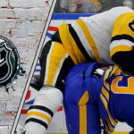 Sidney Crosby vs. Peyton Krebs – Preseason scrap Picture of Sidney Crosby fighting Peyton Krebs.