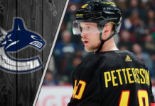 Picture of Vancouver Canucks forward Elias Pettersson. What will his next contract look like?