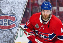 Picture of Joel Armia in a Montreal Canadiens jersey. Will the Habs be able to trade Armia?