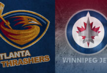 Picture of the Winnipeg Jets and Atlanta Thrashers logo.