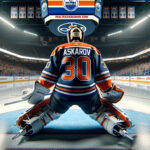 Edmonton Oilers Eye Trade for Nashville’s Prospect Yaroslav Askarov Illustration of Edmonton Oilers discussing a potential trade for Nashville Predators' prospect Yaroslav Askarov