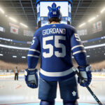 Mark Giordano Out Week-to-Week with Broken Finger Toronto Maple Leafs defenseman Mark Giordano sidelined with a broken finger, in a recent NHL game.