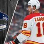 Nikita Zadorov in action, a key trade target for the Vancouver Canucks