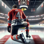 Taylor Hall Injury Update: Blackhawks Star Out for Season Taylor Hall injured on the ice, Blackhawks facing season without key forward