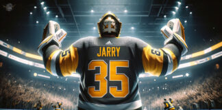 Pittsburgh Penguins goalie Tristan Jarry scores a goal! Pittsburgh Penguins goalie Tristan Jarry scoring his historic NHL goalie goal