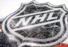 Empty NHL ice rink with no games scheduled tonight, highlighting unusual league scheduling.