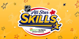 Competitive atmosphere at the 2024 NHL All-Star Skills Competition with 12 elite players in action