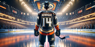 Adam Henrique in action - a central figure in recent NHL trade discussions