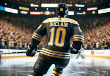 Anthony Duclair in Bruins gear - Rumored Trade to Boston Bruins