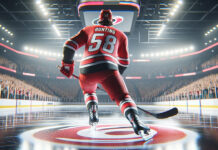Michael Bunting in action - Carolina Hurricanes forward amidst swirling NHL trade rumors