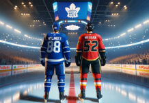 Toronto Maple Leafs forward William Nylander and Calgary Flames defenseman Mackenzie Weegar in potential NHL trade discussion