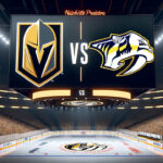 Vegas Golden Knights vs. Nashville Predators Game Preview & Expert Prediction Nashville Predators and Vegas Golden Knights players in action during NHL game