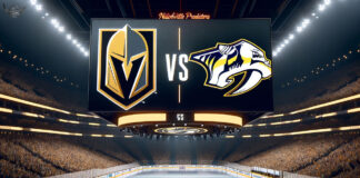 Vegas Golden Knights vs. Nashville Predators Game Preview & Expert Prediction Nashville Predators and Vegas Golden Knights players in action during NHL game