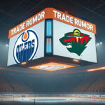 Edmonton Oilers & Minnesota Wild Trade Rumors: Maroon for Janmark Swap Analyzed Edmonton Oilers and Minnesota Wild logos with NHL trade rumor text overlay featuring Patrick Maroon and Mattias Janmark
