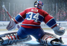 Montreal Canadiens goalie Jake Allen amidst NHL trade rumor discussions