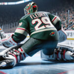 Marc-Andre Fleury Surpasses Patrick Roy in NHL Wins – Minnesota Wild News Marc-Andre Fleury in action, making a spectacular save, securing his place as the second-winningest goalie in NHL history.