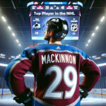 Nathan MacKinnon Tops NHL Rankings – Latest on Hockey’s Best Player Nathan MacKinnon in action, leading the NHL rankings, showcasing skill and determination on the ice