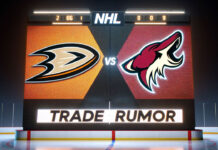 NHL trade rumor discussion featuring Arizona Coyotes and Anaheim Ducks players Zegras, Schmaltz in potential major league exchange