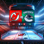 New Jersey Devils vs Vancouver Canucks Game Predictions Vancouver Canucks and New Jersey Devils players in action, NHL game preview