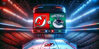 New Jersey Devils vs Vancouver Canucks Game Predictions Vancouver Canucks and New Jersey Devils players in action, NHL game preview