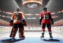 Graphic Illustration of Ottawa Senators and Philadelphia Flyers Potential Trade Players
