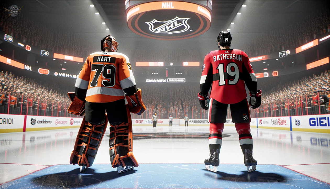 Graphic Illustration of Ottawa Senators and Philadelphia Flyers Potential Trade Players