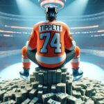 Flyers Secure Future with Owen Tippett’s 8-Year Contract Extension | Philadelphia Flyers News Owen Tippett smiling while signing his 8-year contract extension with the Philadelphia Flyers