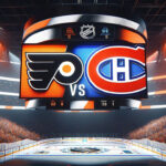Philadelphia Flyers vs Montreal Canadiens Game Preview: NHL Showdown Analysis Action shot from Philadelphia Flyers vs Montreal Canadiens NHL game highlighting key players