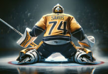 Nashville Predators goalie Juuse Saros in action, potential trade discussions and NHL strategy.