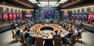 Washington Capitals strategizing in team meeting for NHL 2024 trade deadline