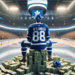 William Nylander Secures Massive Deal with Toronto Maple Leafs William Nylander smiling in Toronto Maple Leafs jersey after signing historic contract extension