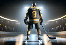 Chris Tanev in action, potential trade target for Boston Bruins, NHL trade rumors